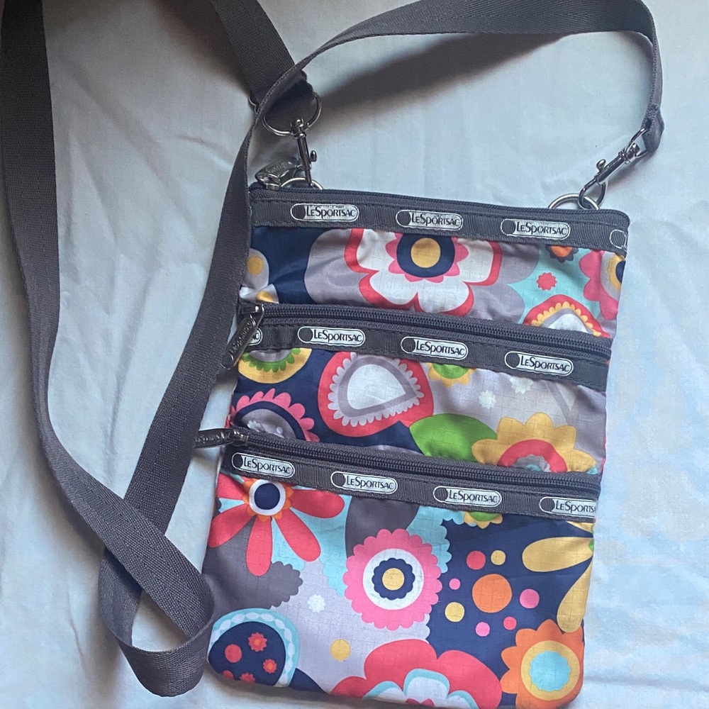 LeSportsac Multicolor Floral Crossbody Bag